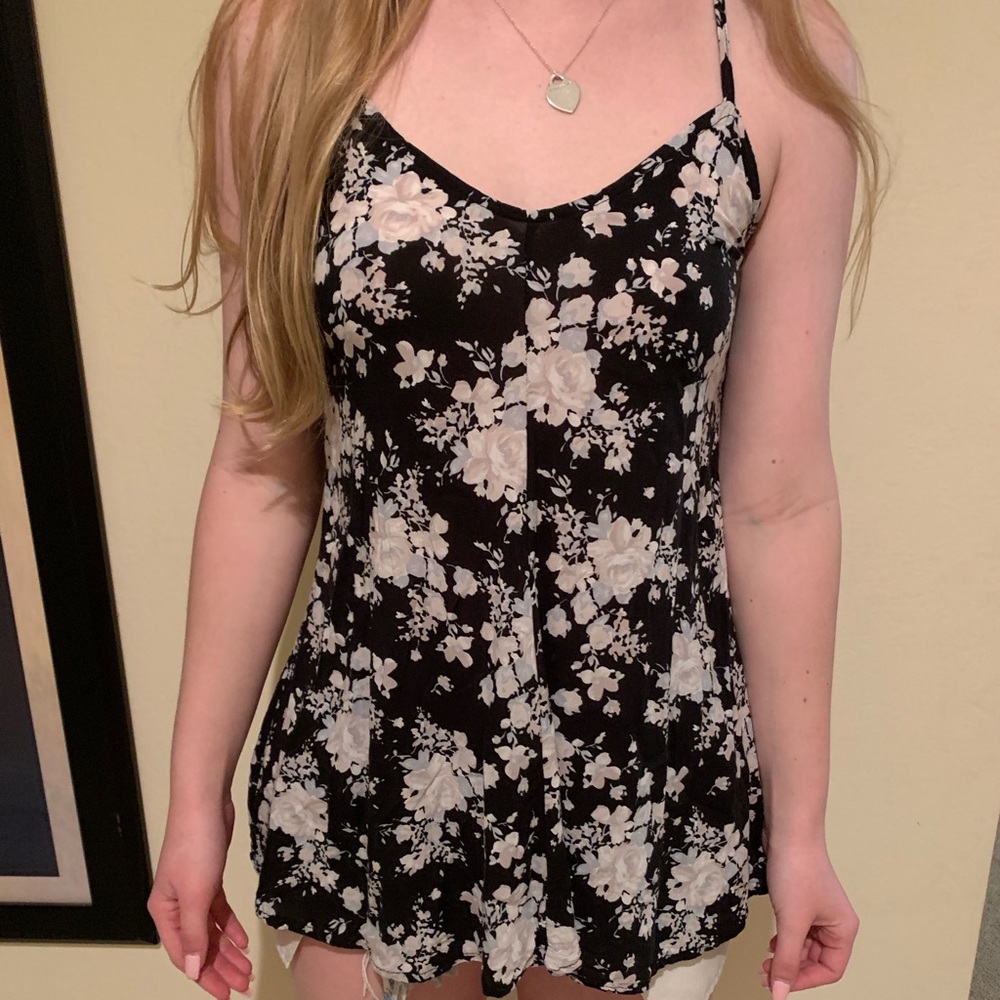 Brandy Melville Floral Tank